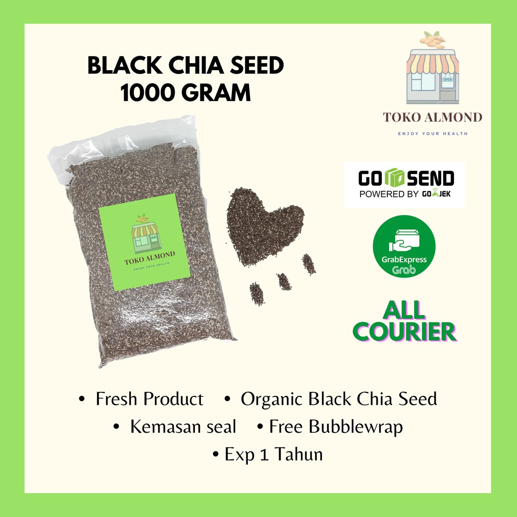 

Black Chia Seeds/ Biji Chia Hitam 1kg