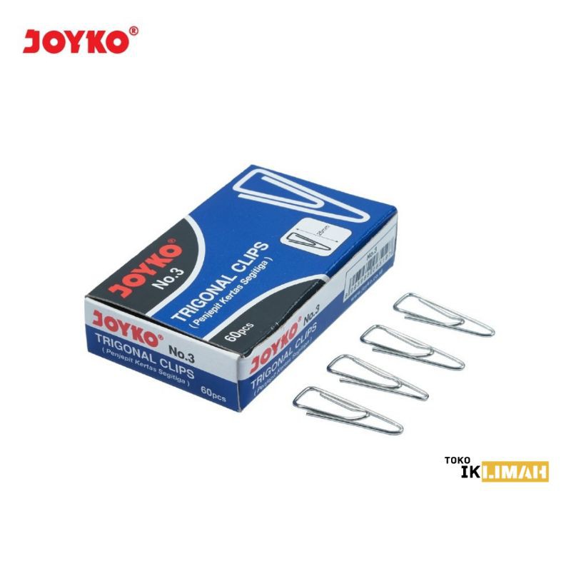 

Trigonal Clip JOYKO No. 3 / Klip / Penjepit Kertas