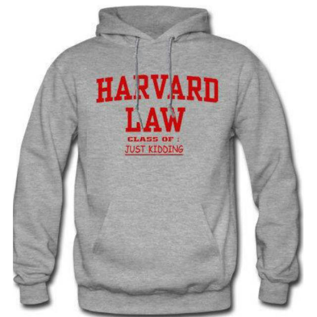 Hoodie Zipper Jumper Harvard Law