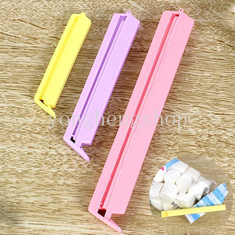 12pcs / set Klip Segel Kantong Makanan / Snack Portable 3 Ukuran Untuk Dapur