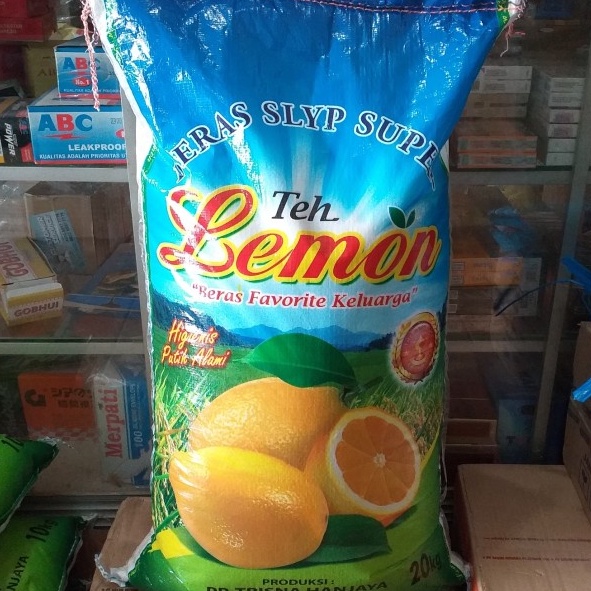 Beras slyp super Teh Lemon 20 kg