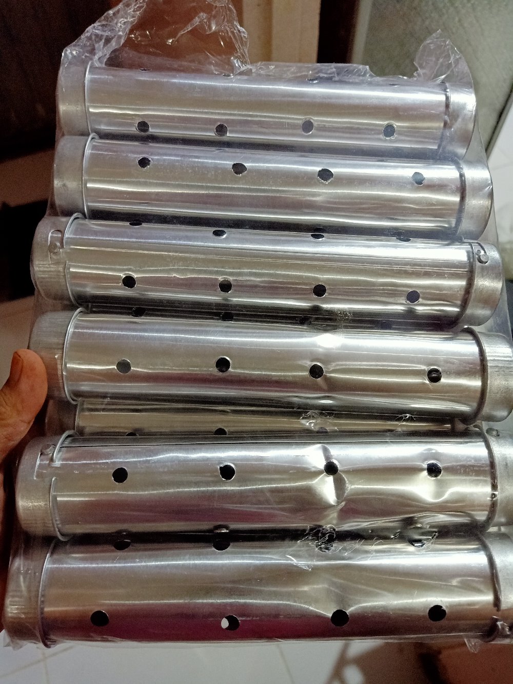 Cetakan Lontong Aluminium Ukuran Jumbo 20cm Anti Karat