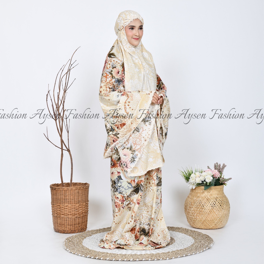 Mukena Dewasa Katun Motif