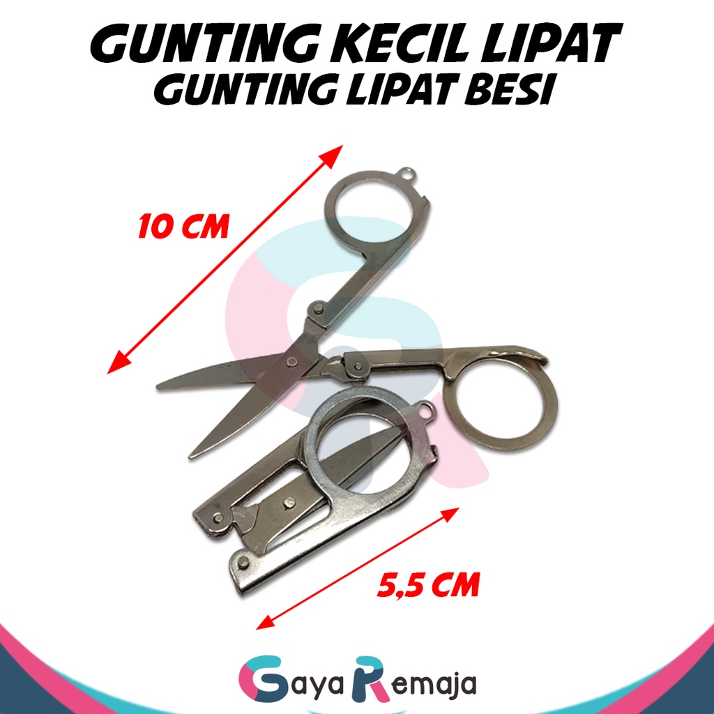 

Gunting Kecil Lipat / Gunting Lipat Besi