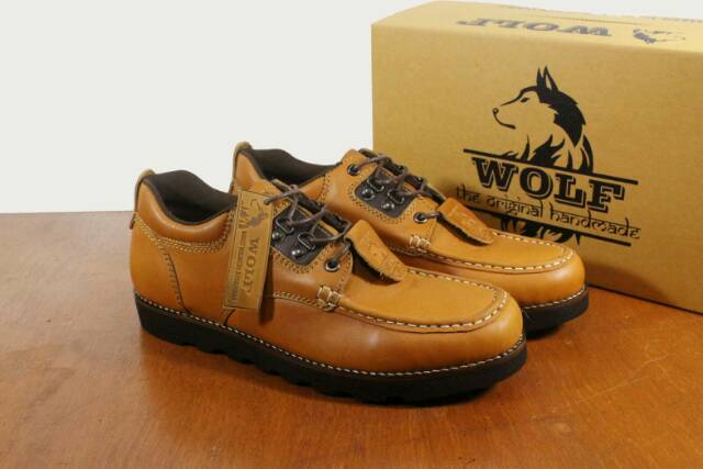 (BERGARANS1) SEPATU SEMI BOOT KULIT WOOF BULDOG ORIGINAL