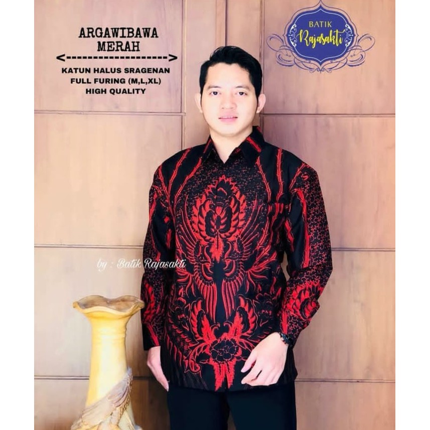 ARGAWIBAWA kemeja batik pria lengan panjang terbaru ORIGINAL BY RAJASAKTI