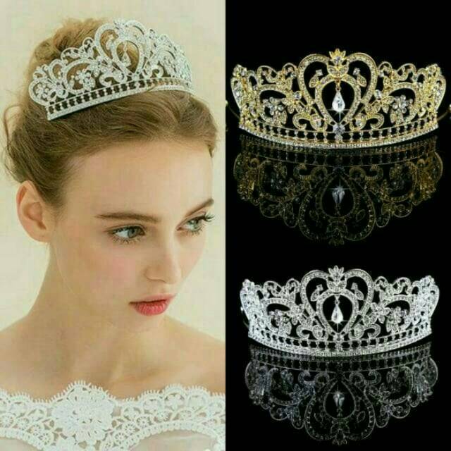  Hiasan  Rambut  Pengantin Headpiece Jilbab Pearly White 