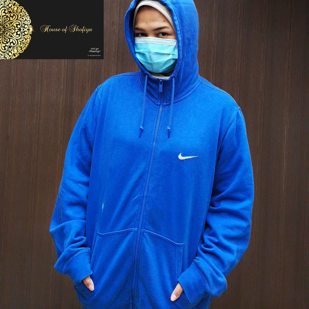 Hoodie Nike Biru