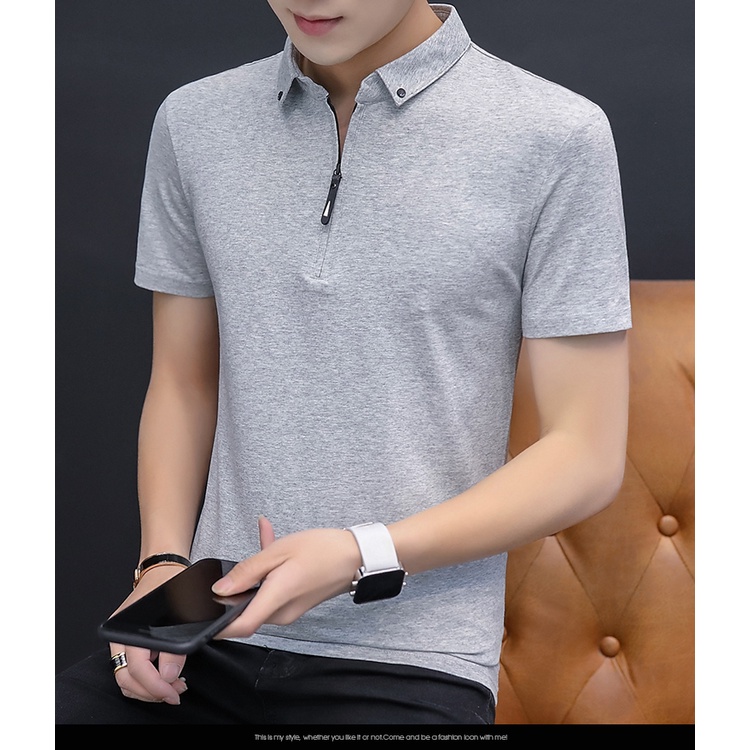 Kaos Orginal  Baju Kaos CSL Pria Berkerah V Neck Original Terlaris