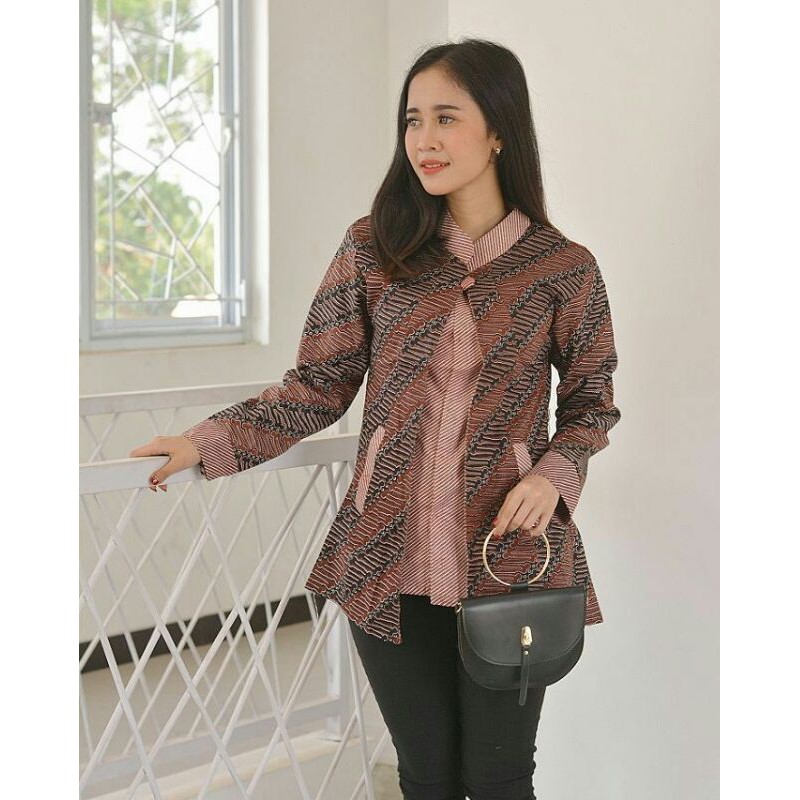 NEW ARRIVAL DISTRO BATIK WANITA BATIK KANTORAN