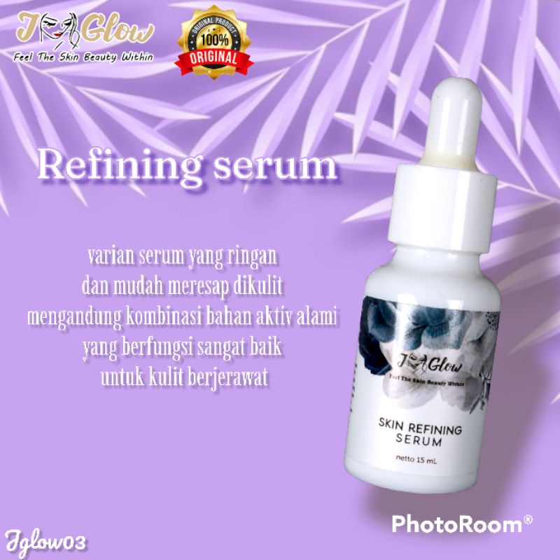SERUM REFINING JGLOW SKINCARE JGLOW OBAT JERAWAT PEMUTIH WAJAH PERAWATAN WAJAH PRIA WANITA