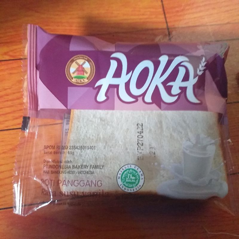 

Aoka Roti Panggang berbagai rasa