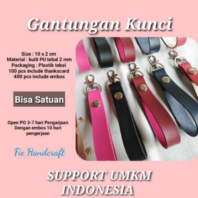 GANTUNGAN KUNCI LANYARD KULIT ASLI IMITASI SOUVENIR PERNIKAHAN GANTUNGAN KUNCI LANYARD MURAH