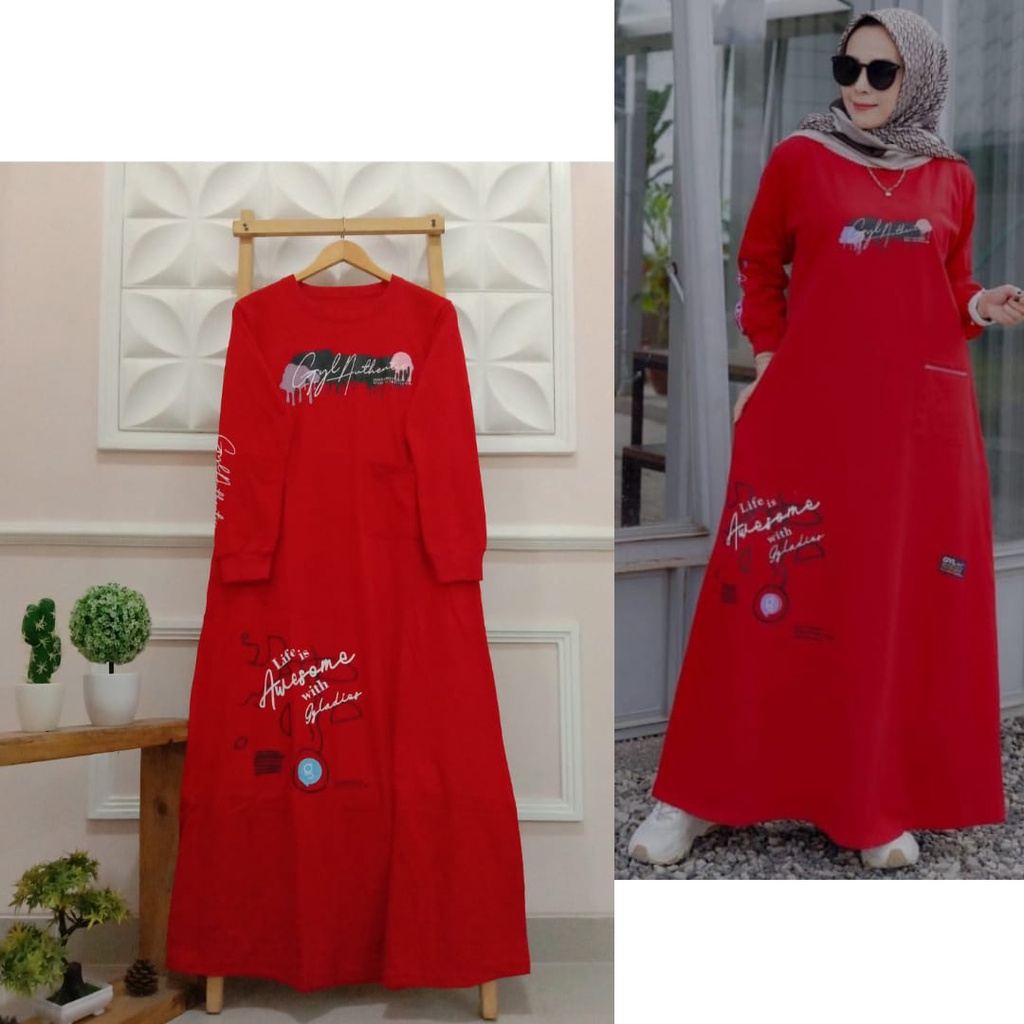 [TERLARIS] Gamis Gyl Combad TERMURAH/TERBARU/Bisa COD/Fashion Muslim