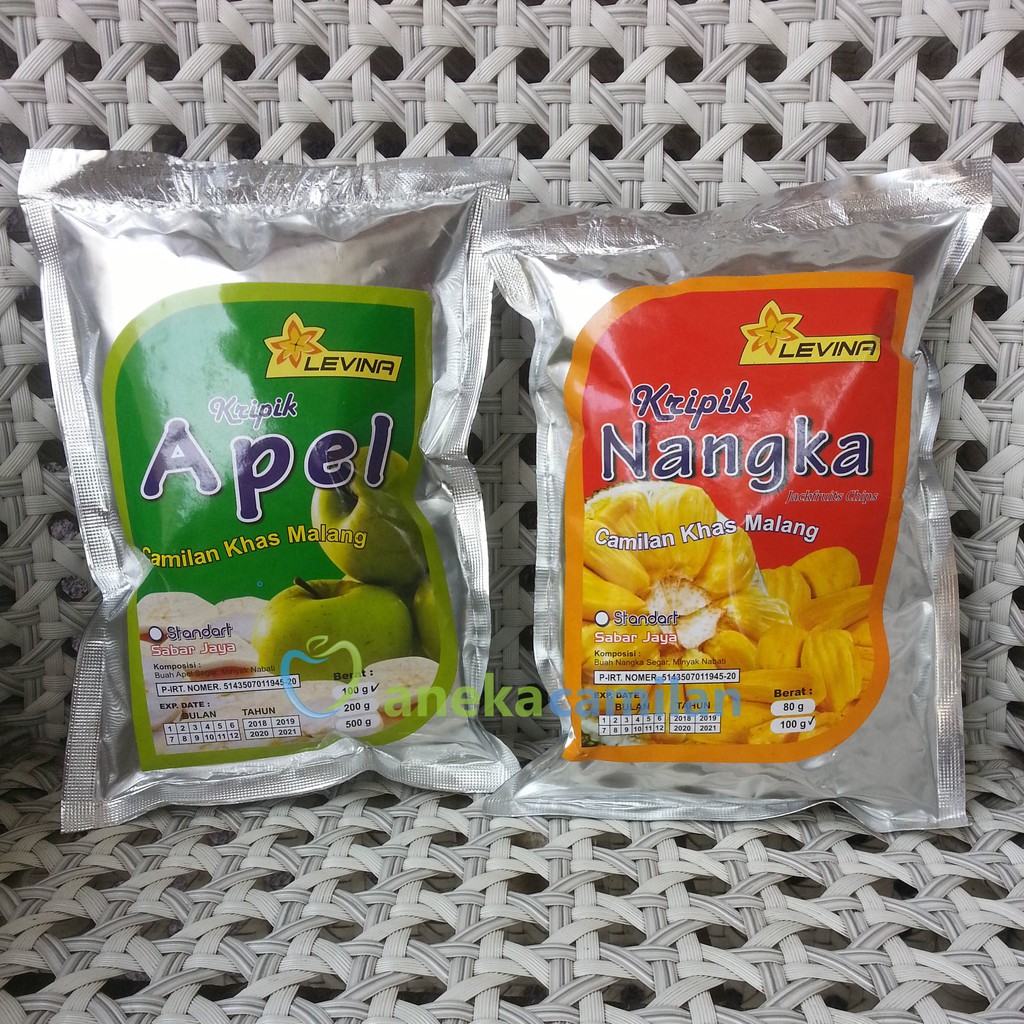 

Keripik Kripik Nangka Apel Levina / Keripik Buah Levina