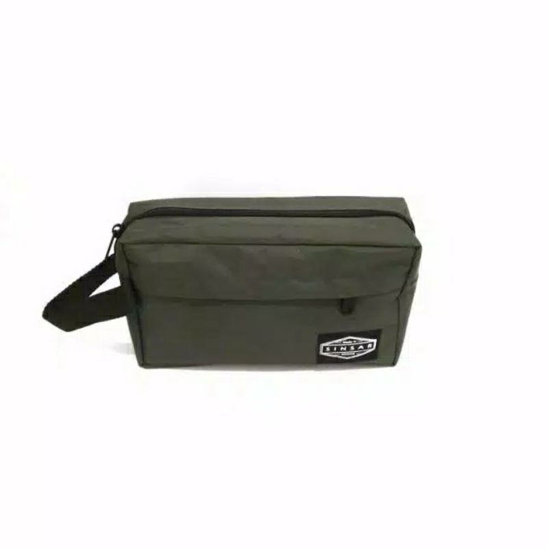 HANDBAG ARMY LORENG/ POUCH KOSMETIK / POUCH TRAVEL / TAS VAPE