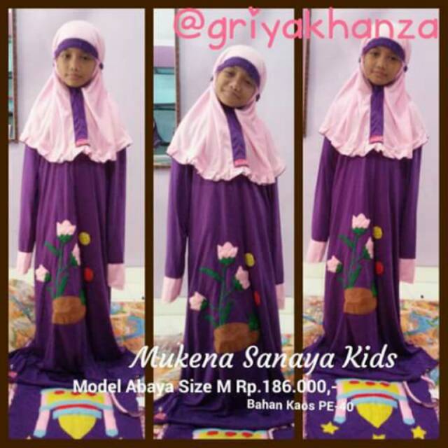 Mukena Abaya Sanaya Kids