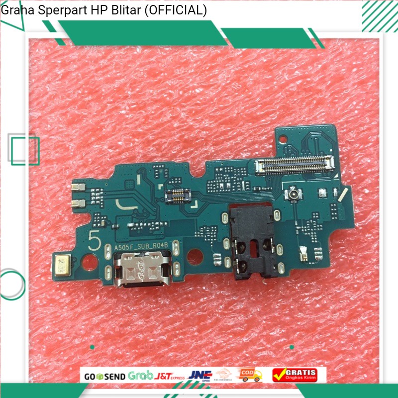 PCB BOARD CHARGER GALAXY A50 / PCB CON HANDSFREE MIC SAMSUNG A505 A505F
