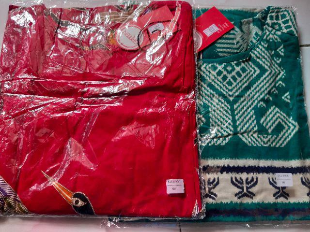 Bigclo - (cod) Ld 110-118cm Baju Blouse Batik Jumbo Bigsize Atasan Wanita Big Size Kantor 373 Vol 2