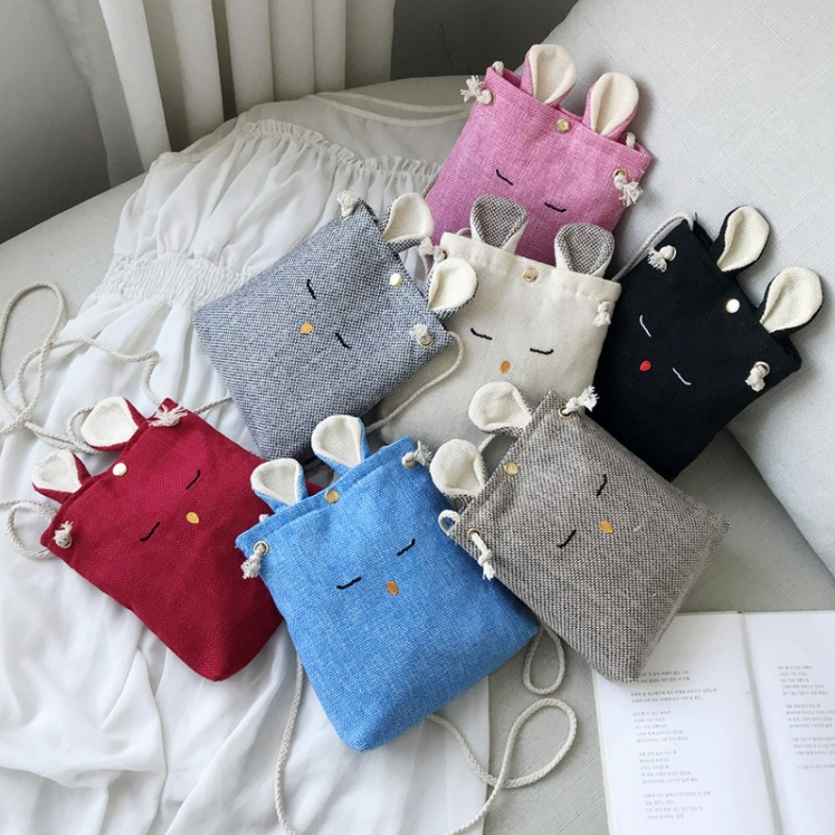 Tas Kanvas Emotikon Tas Selempang Tas Mini Tas Fashion Anak dan Remaja Wanita Sling Bag Murah COD LC CBKS