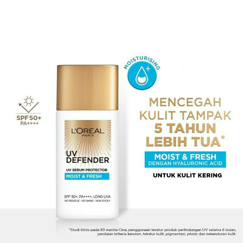 LOREAL UV DEFENDER MOIST &amp; FRESH SPF 50+