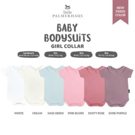 Little Palmerhaus Bodysuits Girl Collar