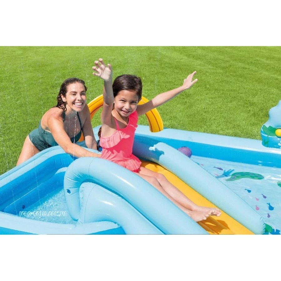 INTEX 57161 Kolam Renang Perosotan Jungle Adventure Play Center Anak