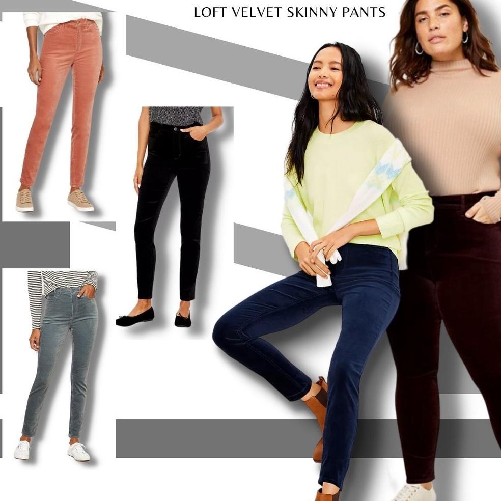Celana Jeans Skinny Wanita Velvet Highrise Strecth (Loft112 Velvet Skinny)