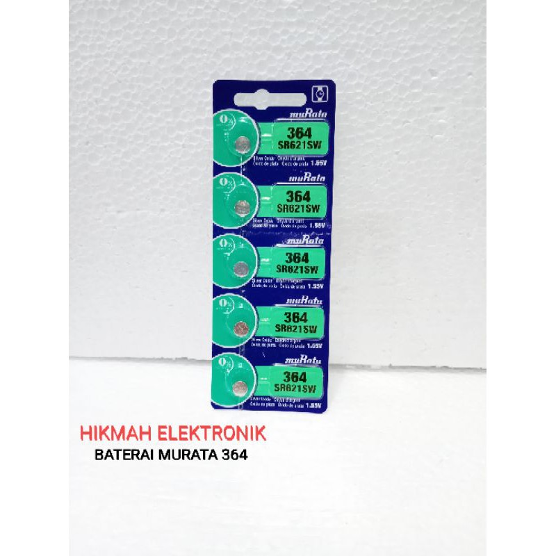 baterai murata 364 SR621SW 1.55V/minim pembelian 5pcs