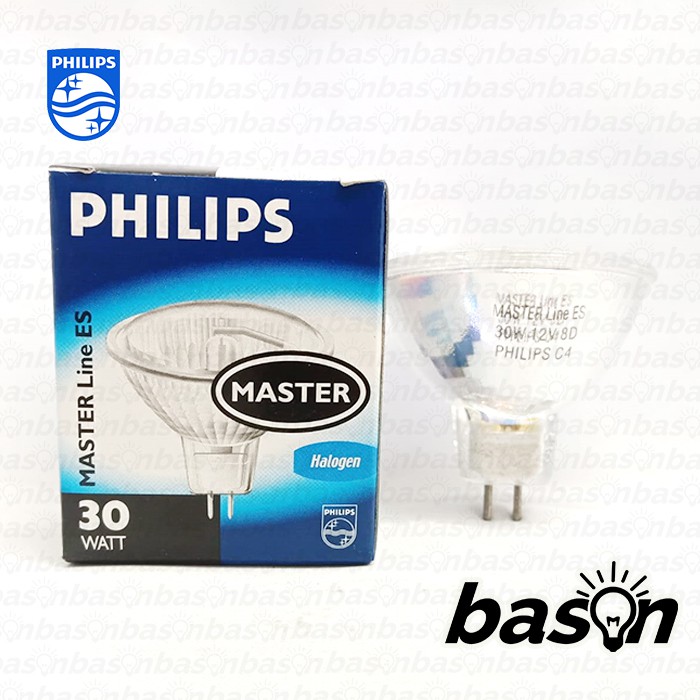 PHILIPS Masterline ES 30W 14580 8D MR16 - Lampu Halogen 12Volt