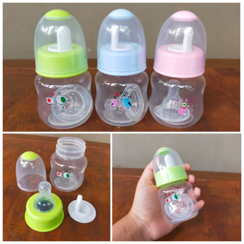 Botol Susu Newborn 60 ml Dot Bayi Murah Berkualitas BPA Free Nipple dan Spout