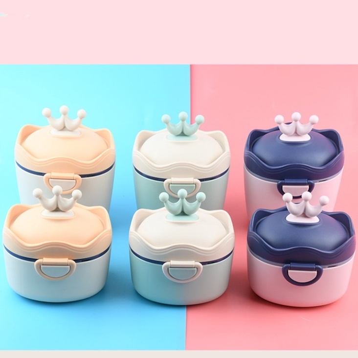 Wadah Susu Bubuk Bayi Kotak Susu Bayi 280gr/1820ml Kotak Penyimpanan Susu Bubuk Kotak Susu BPA Free CJ05