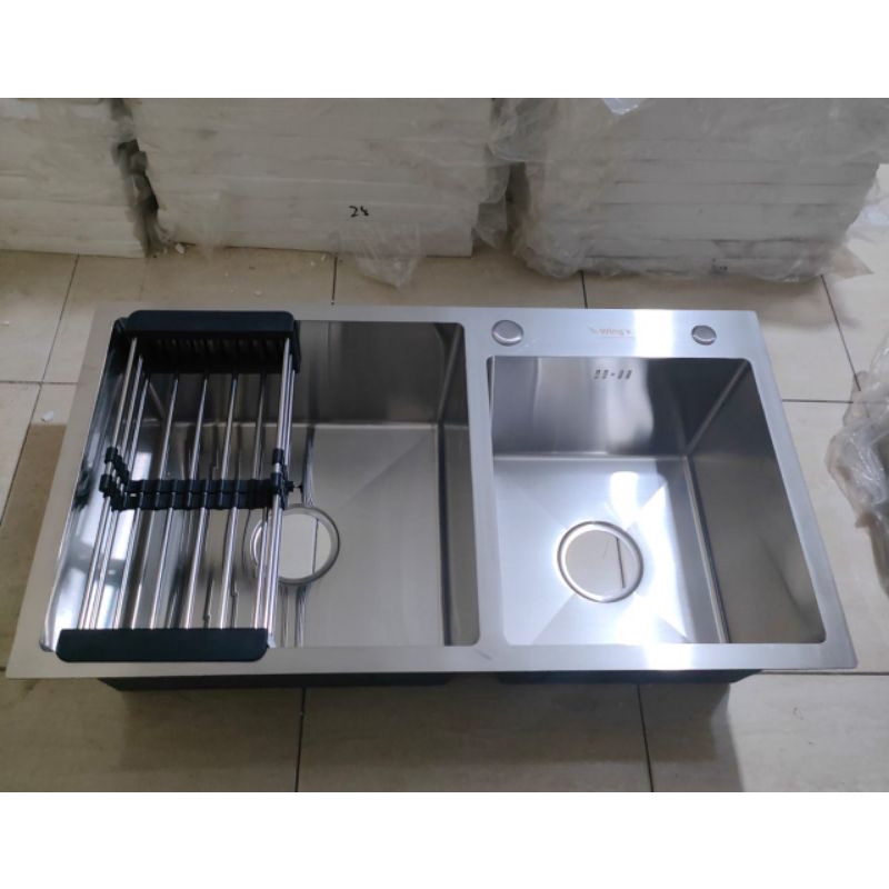 Jual Kitchen Sink Wings Stainless Bak Cuci Piring Model Onan