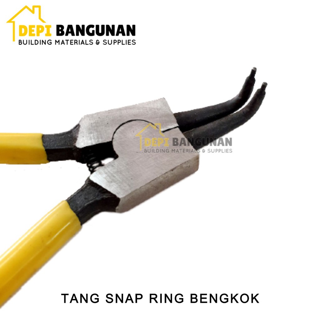 Tang Snap Ring Ujung Bengkok / Snapring Spi Bent Nose Tip