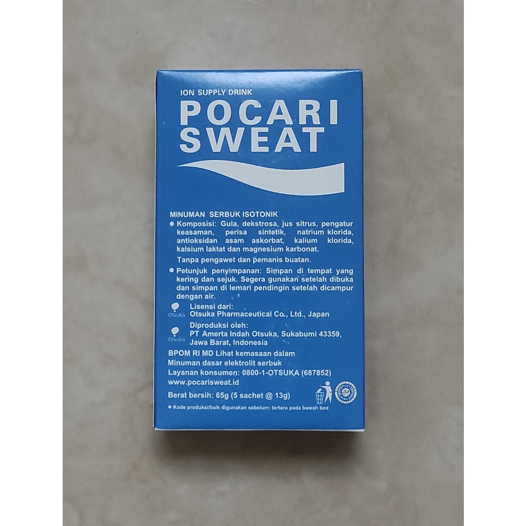 

POCARI SWEAT BOX @ 5 SACHET