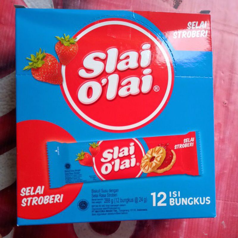 

slai o'lai stroberi isi 12 bungkus 288gr