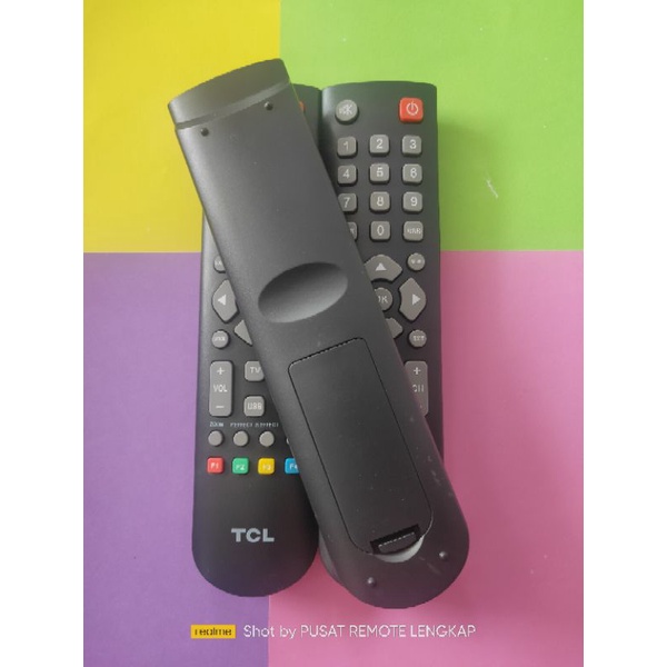 Remote TV LED LCD TCL 3D Oval Original Grade. langsung pakai tombol empuk