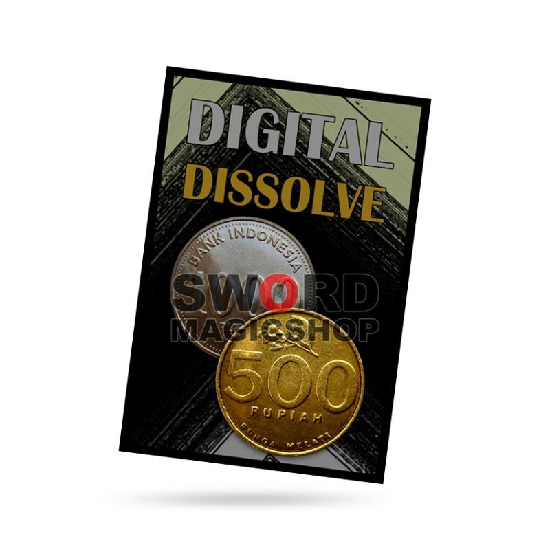 Alat Sulap Digital Dissolve Coin - Trik koin - Sulap Koin - Coin Magic - Toko Sulap - Sword Magic