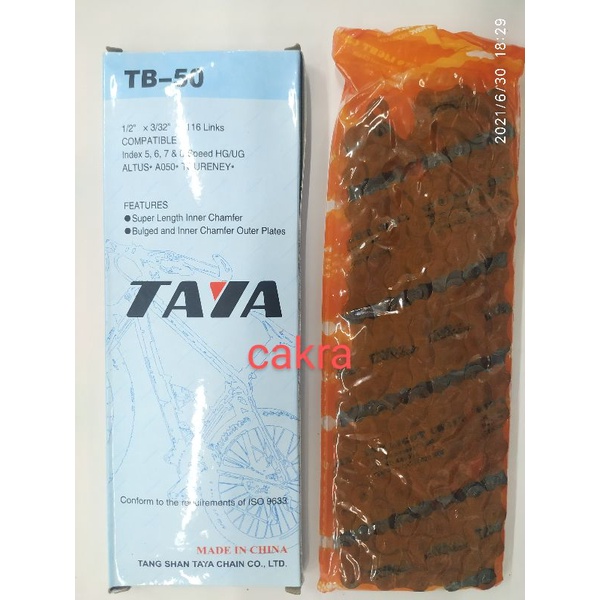 Rantai Sepeda minion lipat  MTB TAYA 5 6 7 8 speed Rantai sepeda gigi  116