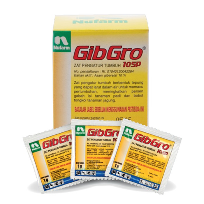 [bisa COD] Gibgro  [1 KOTAK ISI 40 PCS] Zat] Pengatur Tumbuh Gibgro by Nufarm