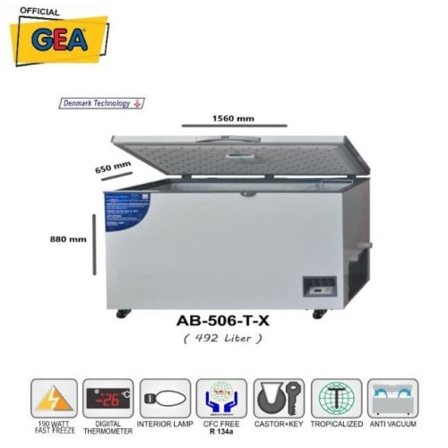 GEA Chest Freezer AB-506 TX / AB-506TX