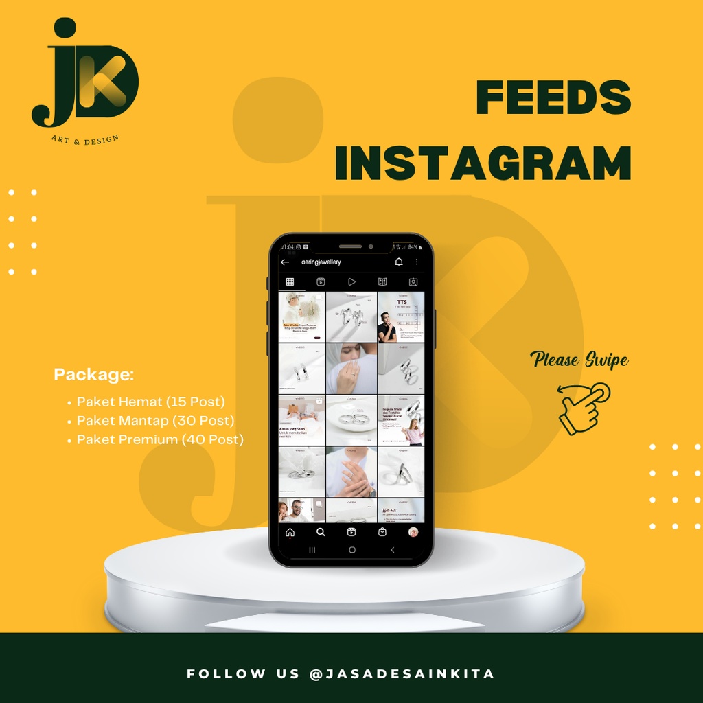 Jasa Pembuatan Feed & Story Instagram