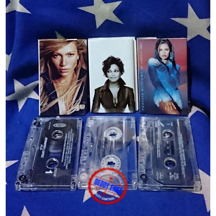 Kaset Pita jLo Enya Norah Sophie Chynna Janet Bjork Whitney Alicia Tony Britney Vanessa Madonna Dest