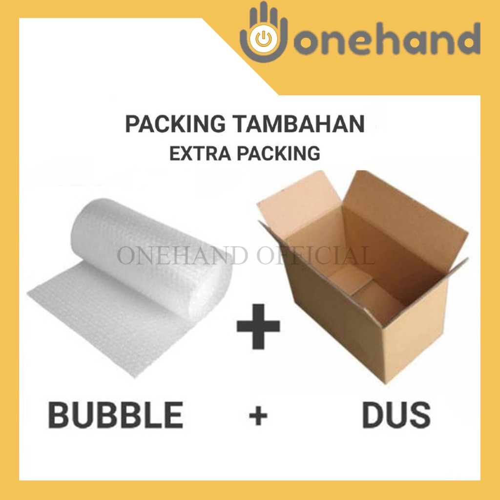 Extra packing / Packing tambahan / packing kardus plus buble