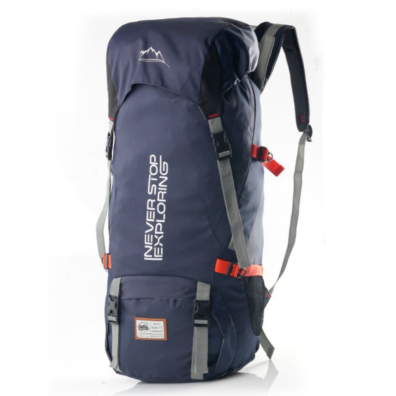 FOLKHAD Tas Carrier 80 Liter 60 L Original inficlo 229 Tas Gunung Tas Hiking Tas Cordura Merah kombi