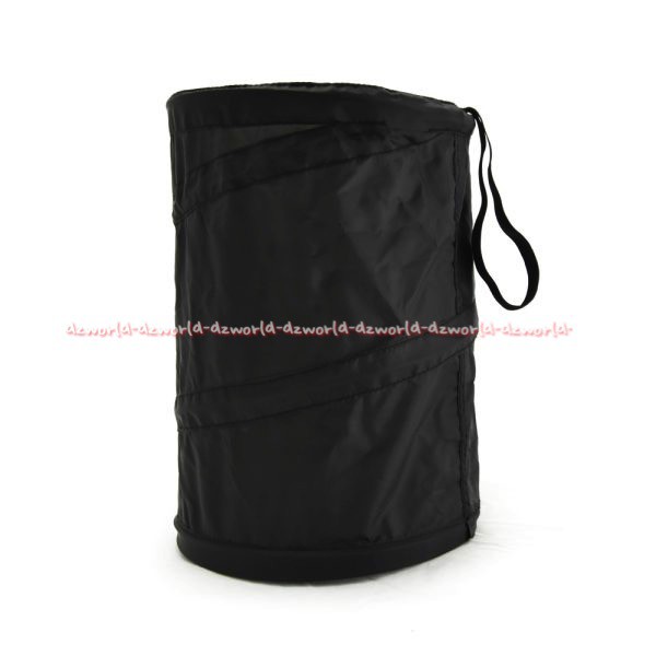 Otto Klasse Transtek Trash Bin Keranjang Sampah Mobil Keranjang Portable Lipat Hitam Black