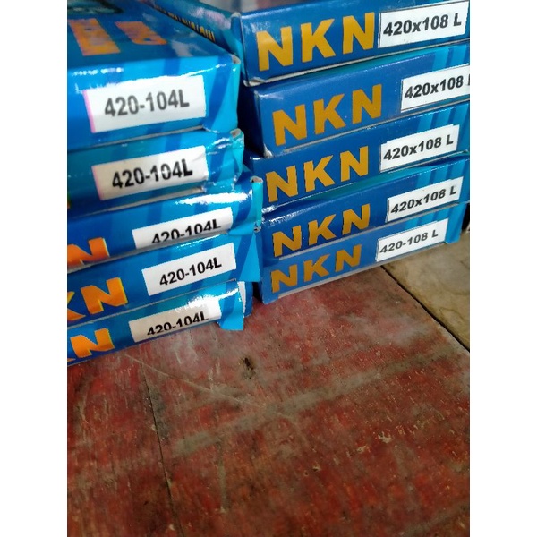 Rantai 420-104 108 Honda Yamaha Suzuki Supra fit new karisma Vega ZR Jupiter Z new 115/Jupiter Salip ( + Sambungan )-3