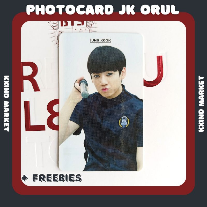 [ PO ] Photocard BTS Jungkook Orul Official / PC JK orul82 / PC Jungkook official / album orul