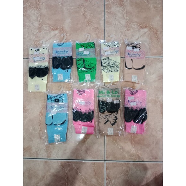 9pcs Obral Kaos kaki jempol