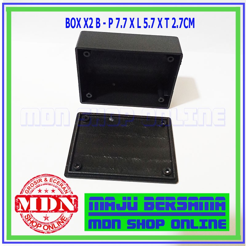 Box X2 B - Box Plastik P7.7 x L5.7 x 2.7 Cm